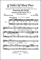 Punching the Dough SSAA choral sheet music cover